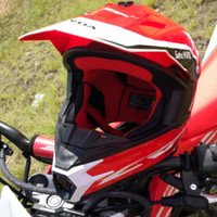 Helm Helmet Cross Trail Honda CRF 150 250 Original Red White M L XL