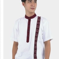 Baju Muslim Koko Pakistan Gamis Dress Wanita Pria Anak Putih