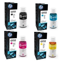 Tinta HP GT51 & GT52 Original Semua Warna - Tinta Printer HP GT5810