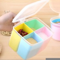 Murah Tempat bumbu SQUARE Toples bumbu Serbaguna 1149 Limited