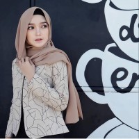 Hijab/Jilbab/Segi Empat/Square/Pashmina/joy scarf mocca