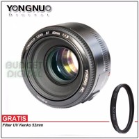 Jual YONGNUO YN 50mm F1 8 Lens Lensa For Canon EF PROMO BULAN INI Murah