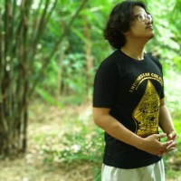 Baju kaos distro motif wayang gunungan cirebon culture lengan pendek