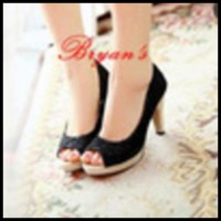 BEST SELLER HEELS BRUKAT BLACK NANCY