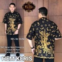 Jual Kemeja Batik Pria Modern Keris Murah