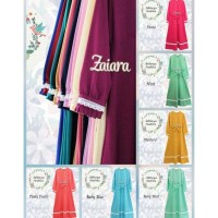 Zaiara Paket 2Pc Abaya Nabita Gamis Syari Baju Menyusui/Umroh/Hamil