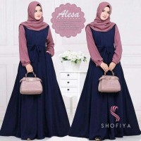 FREE ONGKIR ALESA DREES / ALICIA DRESS / BAJU WANITA MURAH / GAMIS