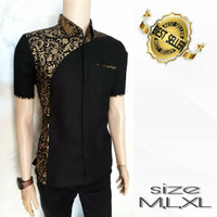 Jual Kemeja Batik Pria Termurah Koko Kombinasi Grosir Batik Pekalongan Murah
