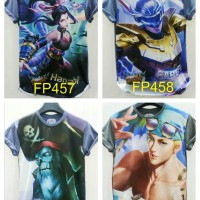Jual Kaos 3D FULLPRINT MOBILE LEGEND Murah
