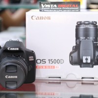 CANON EOS 1500D KIT 18-55MM IS II KAMERA DSLR GARANSI RESMI 1 TAHUN
