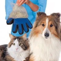 True Touch Pet Deshedding Glove Sarung Tangan Grooming Kucing Anjing