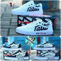 Sepatu Keren Sneakers Casual Kets Cowok Vans patta import Taste Canvas