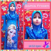 MODEL BARU Baju Premium Muslim Anak Frozen pakaian muslim pria wanita