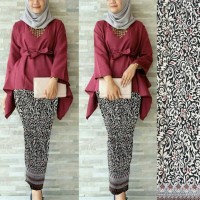 Promo Set 2in1 nafira maroon keong Hijab 0116 RD7 Limited Edition