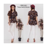 Jual Tasya Batik Blouse Atasan Batik Wanita Atasan Batik Murah Murah