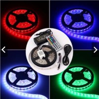 RGB 12V 5050 FULLSET 5m Lampu Selang LED Strip Simpan Plafon Warna W