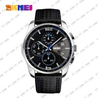 MCM8 Jam Tangan Pria Analog SKMEI 9106 Blue Water Resistant 50M
