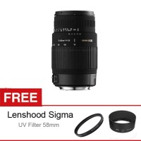 Sigma Lens AF 70-300 f/4-5.6 DG Macro Japan for Nikon + Filter UV