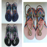 Sendal Jepit Wanita Merk Havaianas Flip Floral