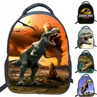 tas sekolah original Girls ransel Tyrannosaurus Siswa Anak baru import