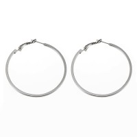 #Anting Anting Bulat 2 Warna (Medium) - Emas