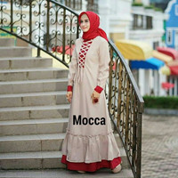 Gamis hitam murah / Baju hijab gaya baru / Gamis casual : Hafiza Dress