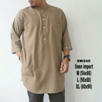 Jual MURAH !! BEST SELLER !! GAMIS PRIA IMPORT bahan Cotton Oxsfort Murah