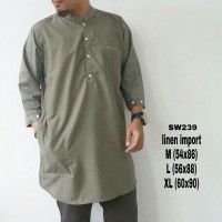 Jual MURAH !! BEST SELLER !! GAMIS PRIA IMPORT bahan Cotton Oxsfort Murah