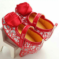 Jual Sepatu anak bayi perempuan prewalker high heels import Murah