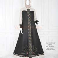 Gamis Wanita Sarimbit Keluarga GSK 35 FATHIA Busana Muslim By Azkasyah