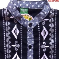 Baju Koko Anak Hitam Pakaian Muslim Anak Keren Maruno - Vi-Xviii Bulan