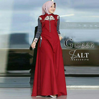 DRESS WANITA BAJU SALT EXECUTIVE DRESS Gween long dress TERBARU