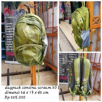 tas daypack consina scream 20 liter hijau Berkualitas