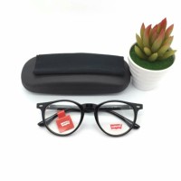 frame kacamata levis 023 hitam kilat original