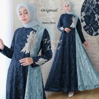 barang laris manis W31 BAJU GAMIS PESTA LEBARAN FULL BROKAT BRUKAT TAS