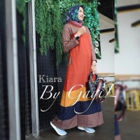 PROMO Baju Kekinian muslim wanita kiara dress pakaian muslim muslimah