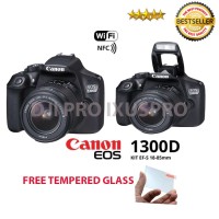 CANON EOS 1300D KIT 18-55MM III WIFI - KAMERA CANON EOS 1300D + LENSA