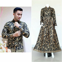 Jual COUPLE BATIK MODERN SARIMBIT BATIK MURAH COUPLE BATIK GAMIS PEKALONGAN Murah