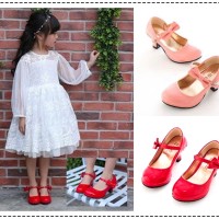 Jual Sepatu Pesta High Heels Anak/ Sepatu Sandal Hak Tinggi Anak Perempuan Murah