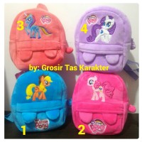 Jual Tas Anak Cewek Karakter Kuda My Little Pony 27cm Ransel Import Murah Murah