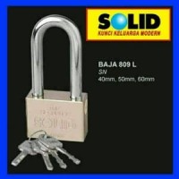 Gembok SOLID Tipe 809 Leher Panjang 40 mm - Padlock Limited