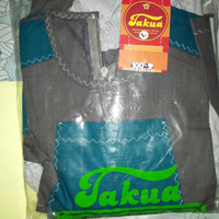 Gamis anak takua kerut