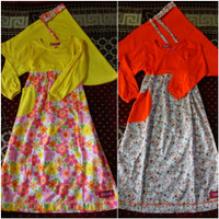 baju muslim anak/gamis anak Qrana size 4