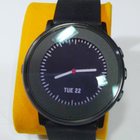 Pebble Time Round Bekas - jam tangan saingan Moto 360 Smartwatch