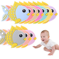 Teether Bayi Mainan Gigi Gigitan Bayi Lucu Bentuk Ikan Warna Warni