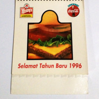 KOLEKSI KALENDER MEJA JADUL IKLAN MAKANAN TAHUN 1996