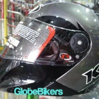 helm kyt x-rocket sport BlackGunmetal Murah