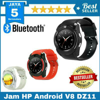 JAM TANGAN HP CANGGIH DZ11 V8 ANDROID TLP SMS SOSMED ETC