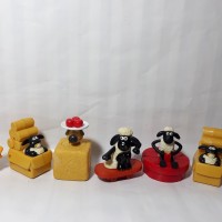Shaun The Sheep Happy Meal Mcd Mcdonald Saun Mainan Skate Toys Domba