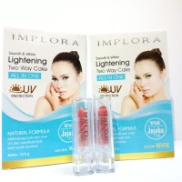 BEDAK IMPLORA TWO WAY CAKE YELLOW BEIGE & NATURAL WHITE